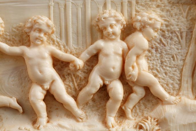 Early 19th Century continental ivory plaque.  | MasterArt
